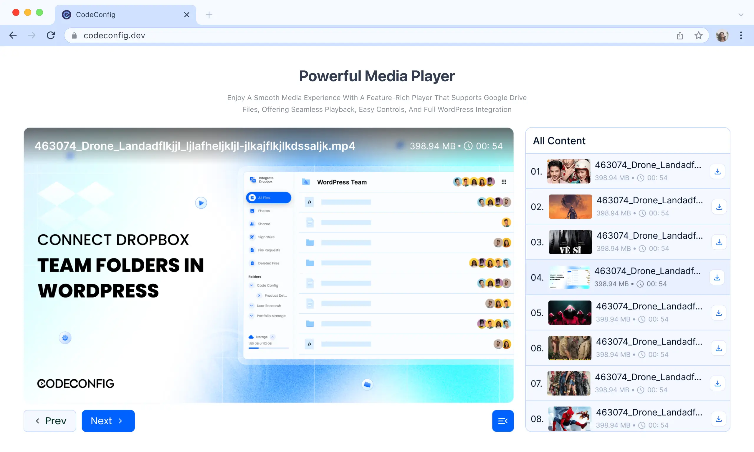 Awesome Media Player